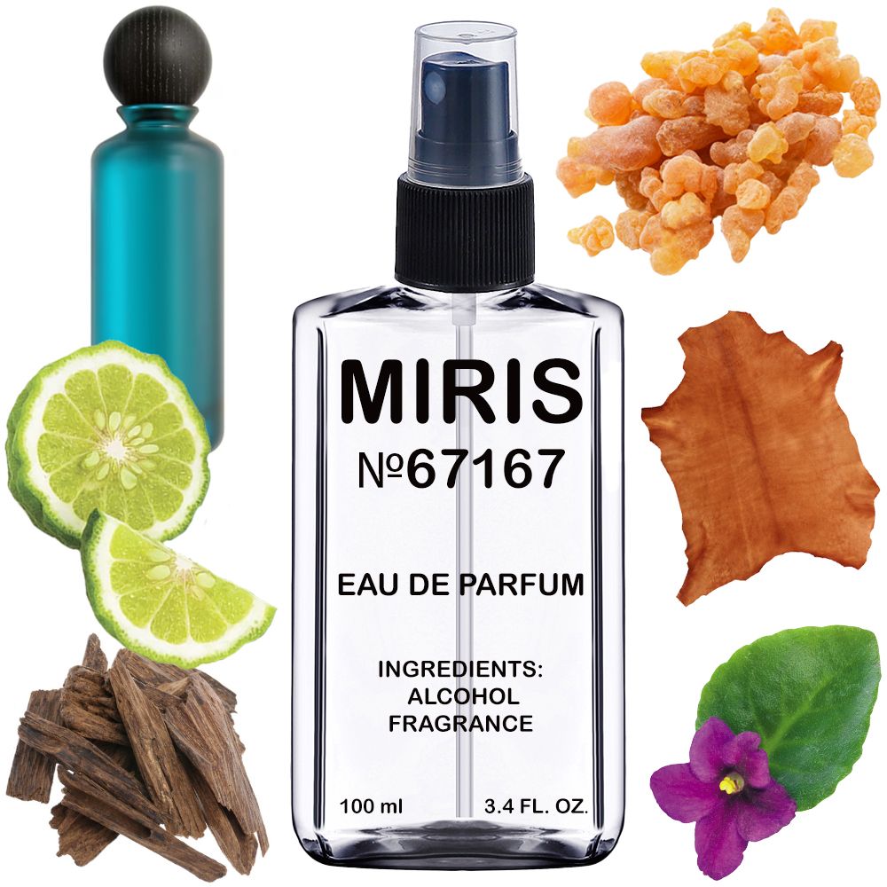 MIRIS No. 67167, Inspired by Blue Lave. Bakhur, Long-Lasting Unisex Eau de Parfum for Women & Men, Spray 3.4 Fl Oz / 100 ml