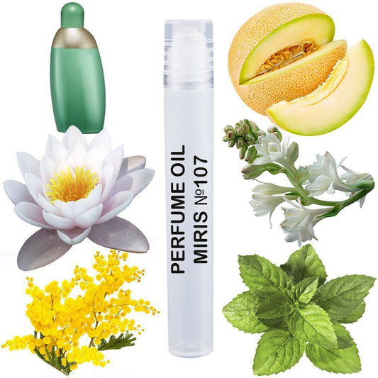 MIRIS No. 107, Inspired by Eden, Long-Lasting Perfume Oil for Women Roll-On, Rollerball 0.34 Fl Oz / 10 ml