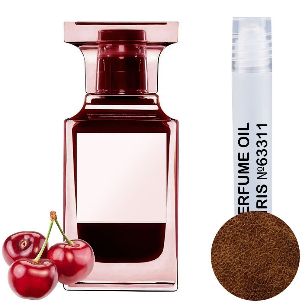 MIRIS Perfume Oil No.63311 | Impression of Cherry Smoke | Unisex For Women and Men Roll-On Alcohol Free | 0.34 Fl Oz / 10 ml