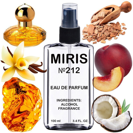 MIRIS No. 212, Inspired by Casmir, Long-Lasting Eau de Parfum for Women, Spray 3.4 Fl Oz / 100 ml