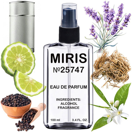 MIRIS No. 25747, Inspired by Icon, Long-Lasting Eau de Parfum for Men, Spray 3.4 Fl Oz / 100 ml