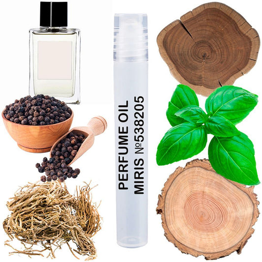 MIRIS No. 538205, Inspired by Bois Imperial, Long-Lasting Unisex Perfume Oil for Women & Men Roll-On, Rollerball 0.34 Fl Oz / 10 ml