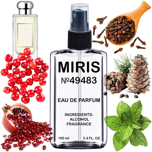 MIRIS No.49483 | Impression of Pomegranate Noir | Unisex For Women and Men Eau de Parfum | 3.4 Fl Oz / 100 ml