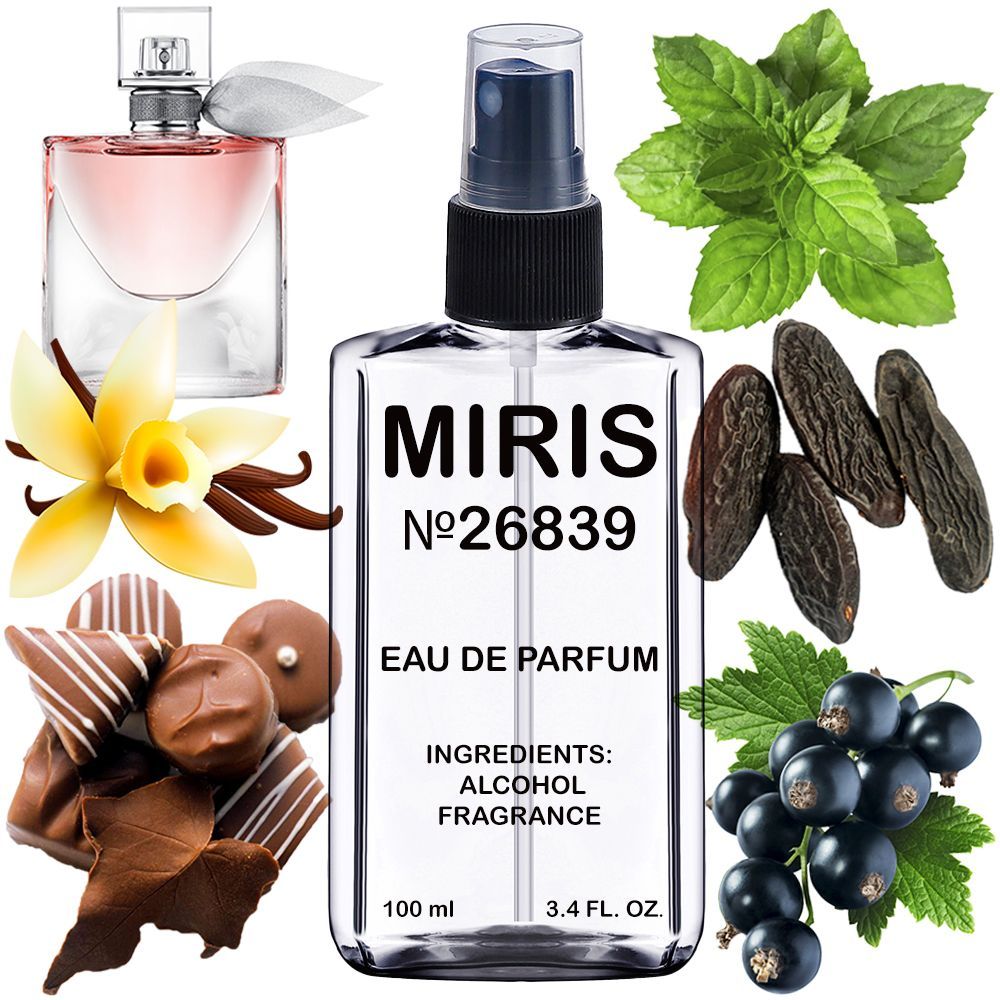 MIRIS No. 26839, Inspired by La Belle Vie, Long-Lasting Eau de Parfum for Women, Spray 3.4 Fl Oz / 100 ml