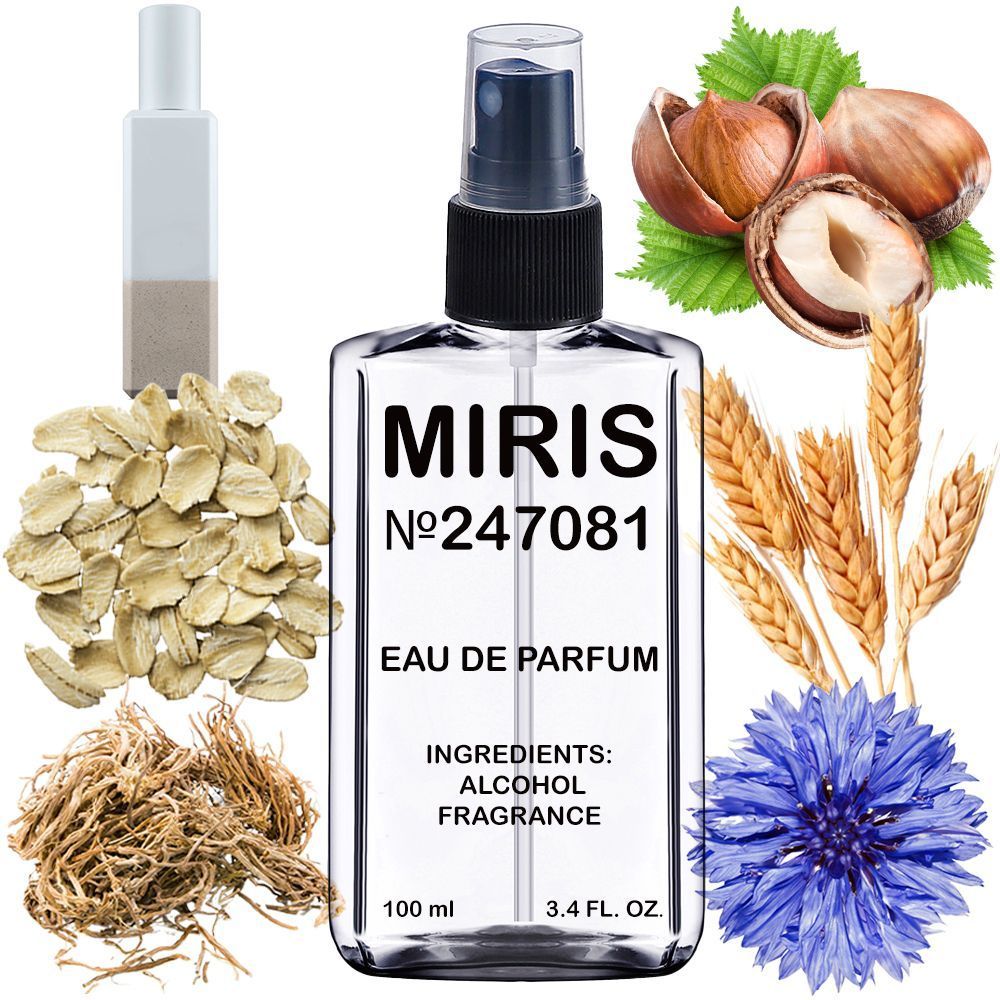 MIRIS No.247081 | Impression of Oat & Cornflower | Unisex For Women and Men Eau de Parfum | 3.4 Fl Oz / 100 ml