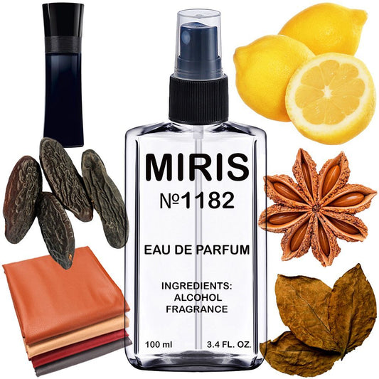 MIRIS No.1182 | Impression of Code Pour Homme | Men Eau de Parfum | 3.4 Fl Oz / 100 ml