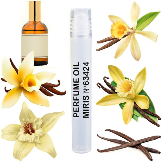 MIRIS No. 63424, Inspired by Vanilla Blend, Long-Lasting Unisex Perfume Oil for Women & Men Roll-On, Rollerball 0.34 Fl Oz / 10 ml