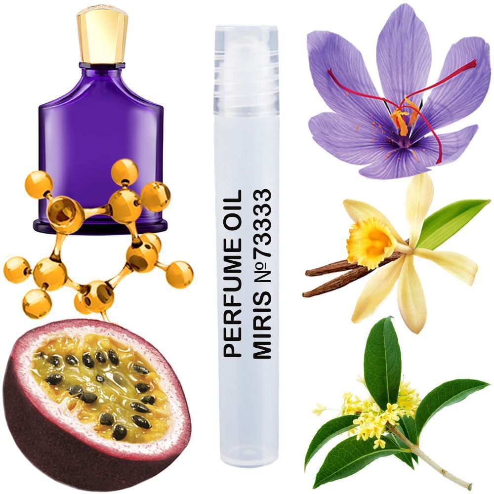 MIRIS No. 73333, Inspired by Queen of Silk, Long-Lasting Perfume Oil for Women Roll-On, Rollerball 0.34 Fl Oz / 10 ml