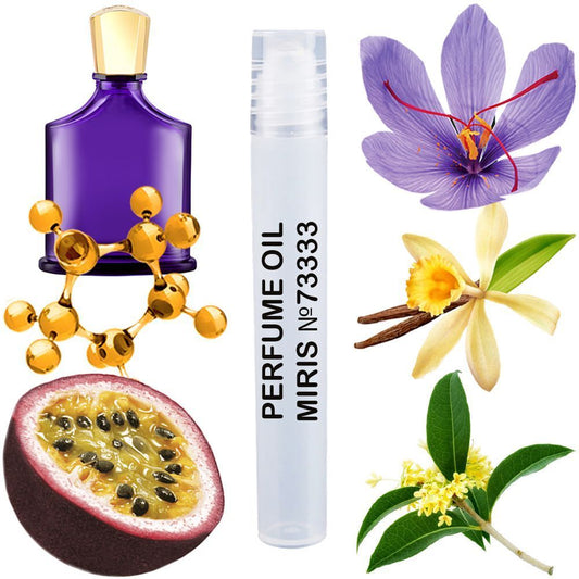 MIRIS No. 73333, Inspired by Queen of Silk, Long-Lasting Perfume Oil for Women Roll-On, Rollerball 0.34 Fl Oz / 10 ml