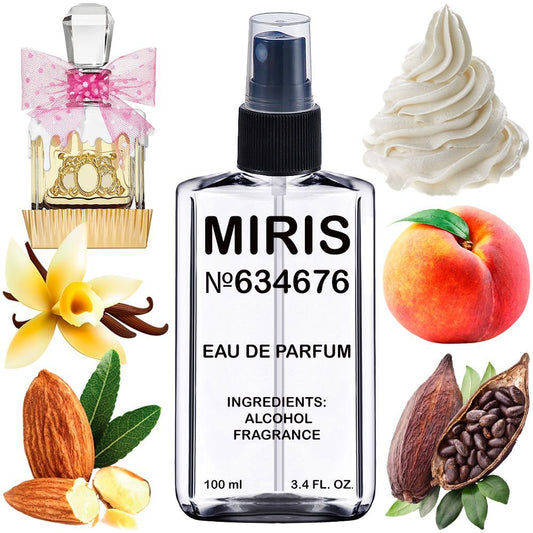 MIRIS No. 634676, Inspired by Viva La Juicy Sucre, Long-Lasting Eau de Parfum for Women, Spray 3.4 Fl Oz / 100 ml