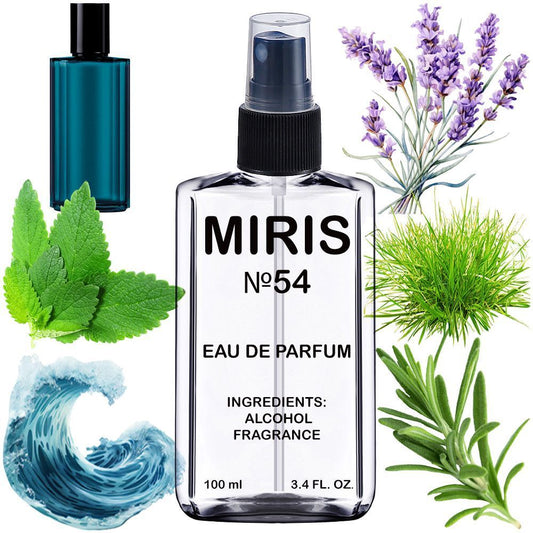 MIRIS No.54 | Impression of C. Water | Men Eau de Parfum | 3.4 Fl Oz / 100 ml