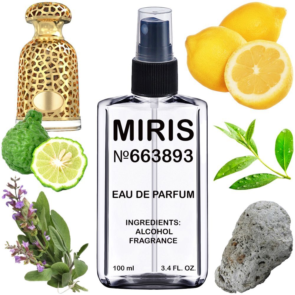 MIRIS No. 663893, Inspired by Emeer, Long-Lasting Unisex Eau de Parfum for Women & Men, Spray 3.4 Fl Oz / 100 ml