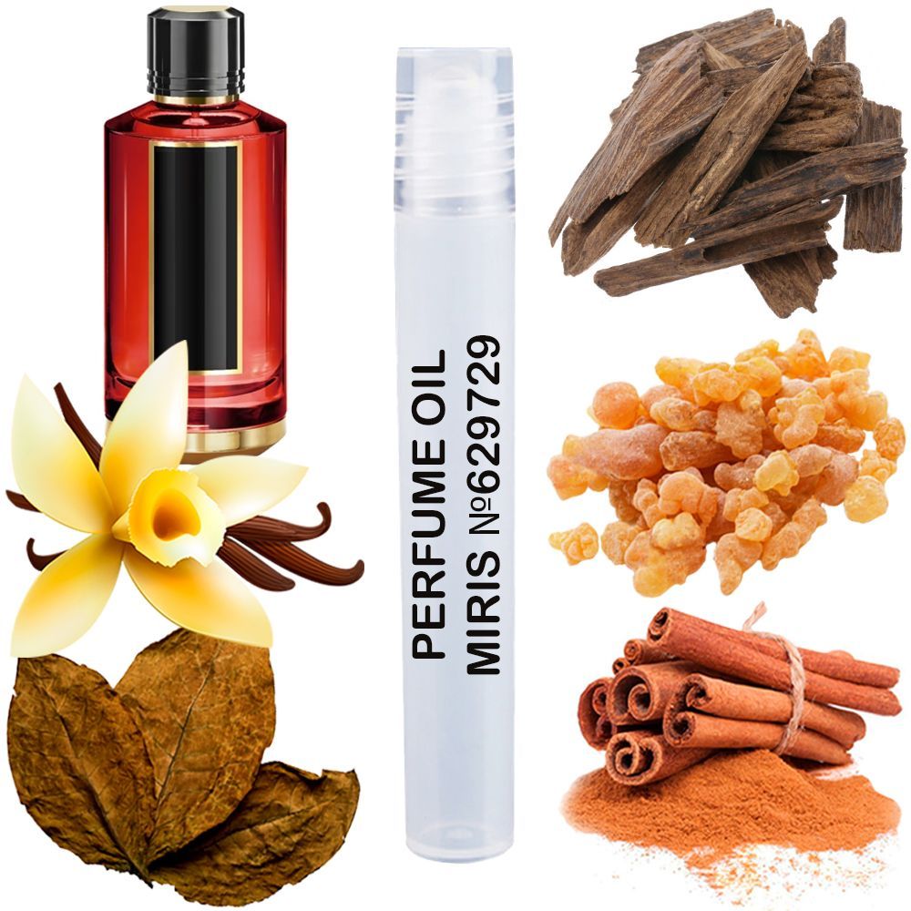 MIRIS No. 629729, Inspired by Red Tobacco, Long-Lasting Unisex Perfume Oil for Women & Men Roll-On, Rollerball 0.34 Fl Oz / 10 ml