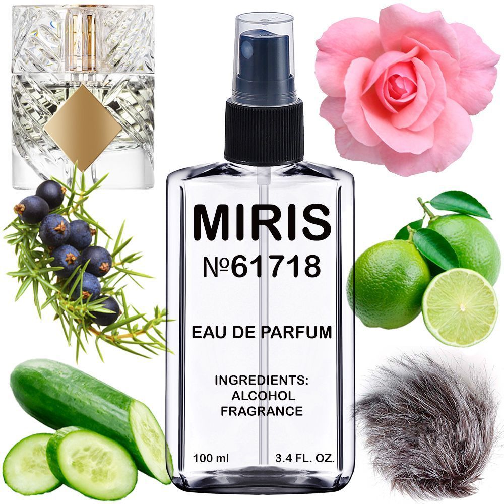 MIRIS No.61718 | Impression of Roses on Ice | Unisex For Women and Men Eau de Parfum | 3.4 Fl Oz / 100 ml