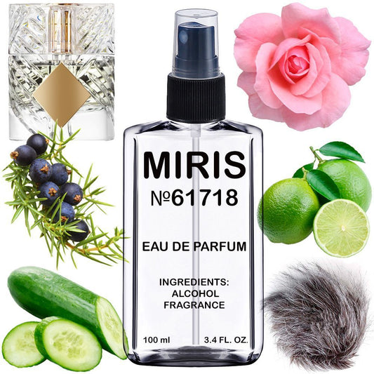 MIRIS No.61718 | Impression of Roses on Ice | Unisex For Women and Men Eau de Parfum | 3.4 Fl Oz / 100 ml