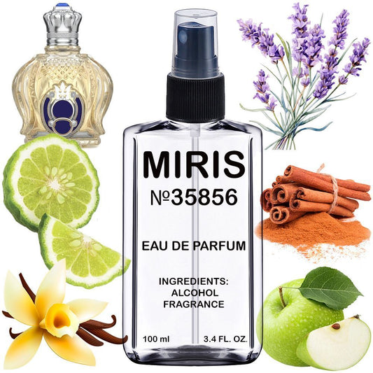 MIRIS No. 35856, Inspired by Shaik 77, Long-Lasting Eau de Parfum for Men, Spray 3.4 Fl Oz / 100 ml