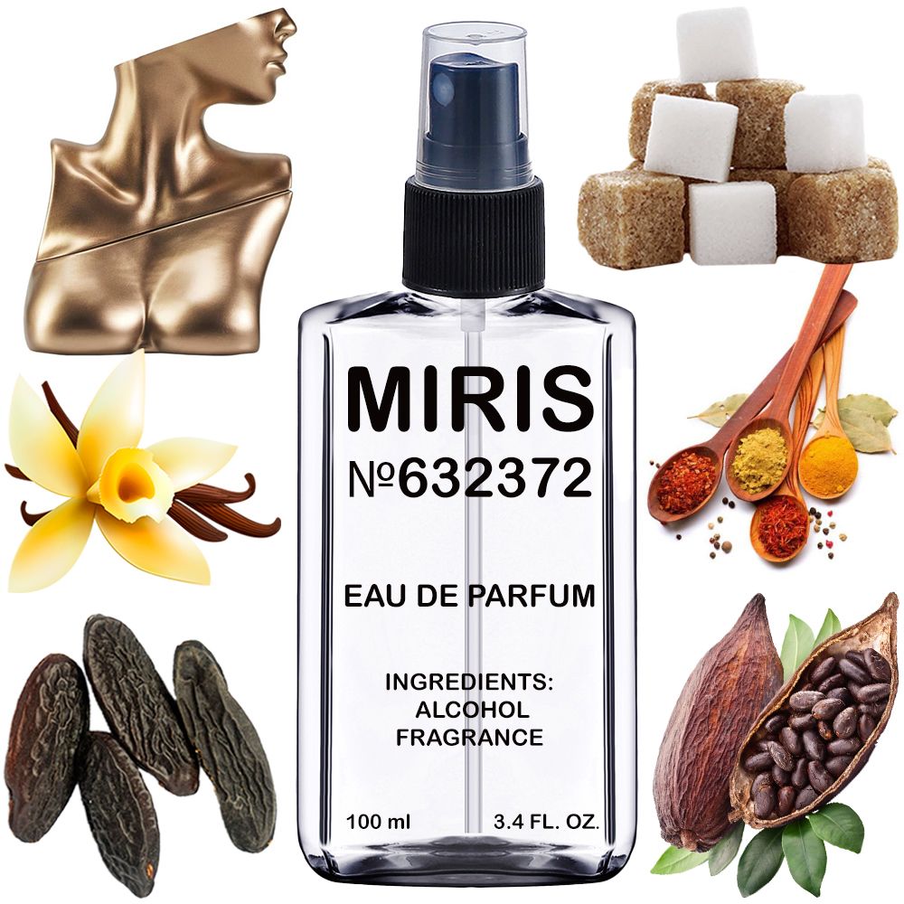 MIRIS No. 632372, Inspired by Eilish, Long-Lasting Eau de Parfum for Women, Spray 3.4 Fl Oz / 100 ml