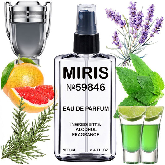 MIRIS No.59846 | Impression of Invitus Platinum | Men Eau de Parfum | 3.4 Fl Oz / 100 ml