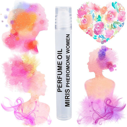 MIRIS Pheromone Women, Long-Lasting Eau de Parfum, Rollerball 0.34 Fl Oz / 10 ml