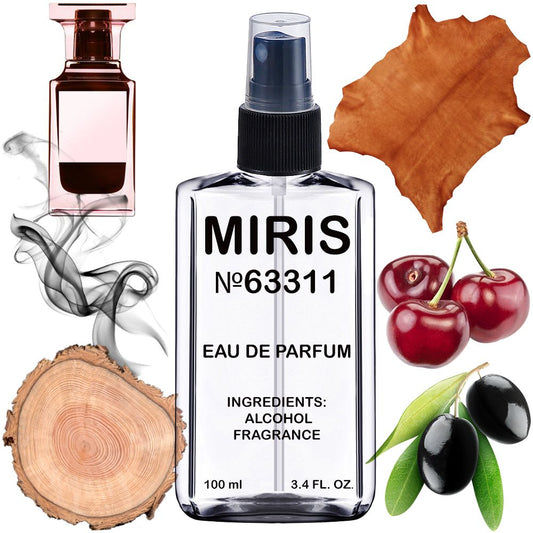 MIRIS No.63311 | Impression of Cherry Smoke | Unisex For Women and Men Eau de Parfum | 3.4 Fl Oz / 100 ml