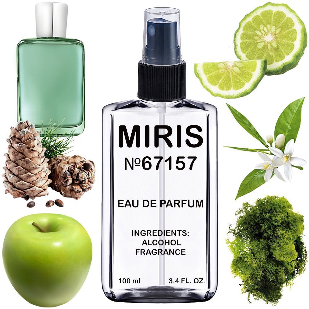 MIRIS No. 67157, Inspired by Greenley, Long-Lasting Unisex Eau de Parfum for Women & Men, Spray 3.4 Fl Oz / 100 ml
