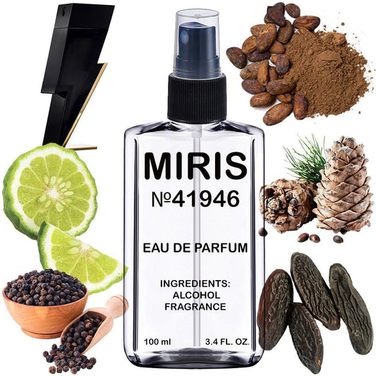 MIRIS No. 41946, Inspired by Bad Boy, Long-Lasting Eau de Parfum for Men, Spray 3.4 Fl Oz / 100 ml