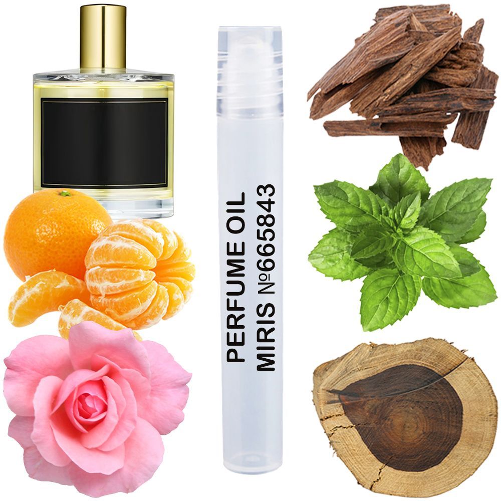 MIRIS No. 665843, Inspired by Molecule No. 8, Long-Lasting Unisex Perfume Oil for Women & Men Roll-On, Rollerball 0.34 Fl Oz / 10 ml