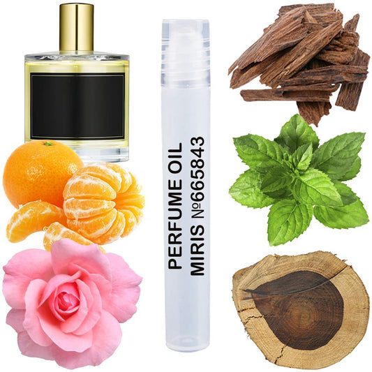MIRIS No. 665843, Inspired by Molecule No. 8, Long-Lasting Unisex Perfume Oil for Women & Men Roll-On, Rollerball 0.34 Fl Oz / 10 ml