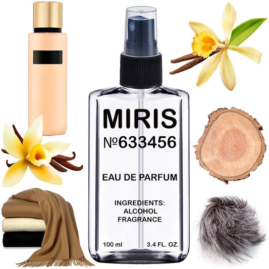 MIRIS No. 633456, Inspired by Bare Vanilla, Long-Lasting Eau de Parfum for Women, Spray 3.4 Fl Oz / 100 ml