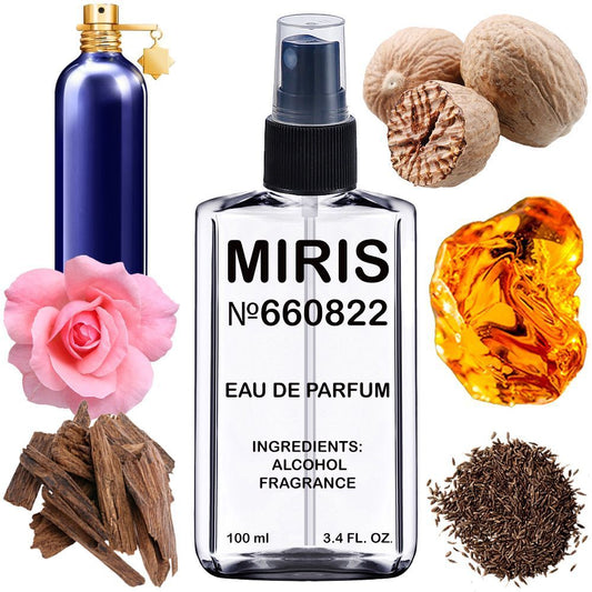 MIRIS No. 660822, Inspired by Amber & Spices, Long-Lasting Unisex Eau de Parfum for Women & Men, Spray 3.4 Fl Oz / 100 ml