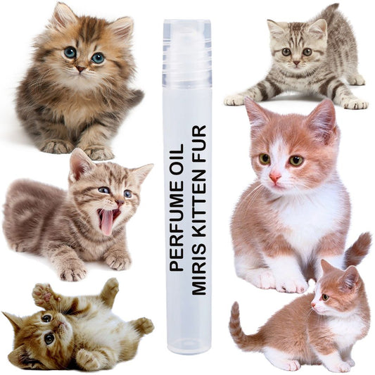 MIRIS Kitten Fur, Long-Lasting Unisex Perfume Oil for Women & Men Roll-On, Rollerball 0.34 Fl Oz / 10 ml