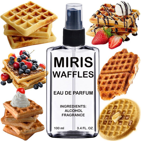 MIRIS Waffles, Long-Lasting Unisex Eau de Parfum for Women & Men, Spray 3.4 Fl Oz / 100 ml
