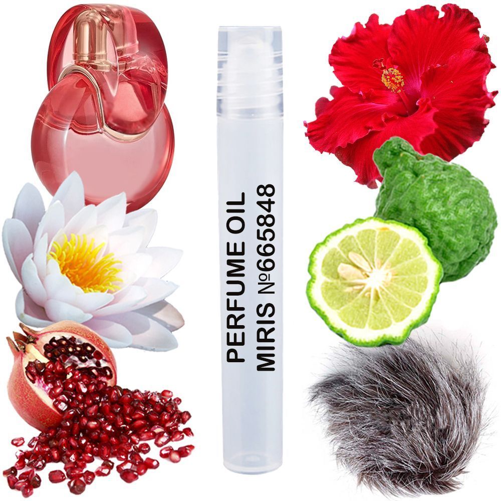 MIRIS No. 665848, Inspired by Omnia Coral, Long-Lasting Perfume Oil for Women Roll-On, Rollerball 0.34 Fl Oz / 10 ml