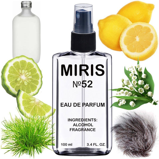 MIRIS No.52 | Impression of One | Unisex For Women and Men Eau de Parfum | 3.4 Fl Oz / 100 ml