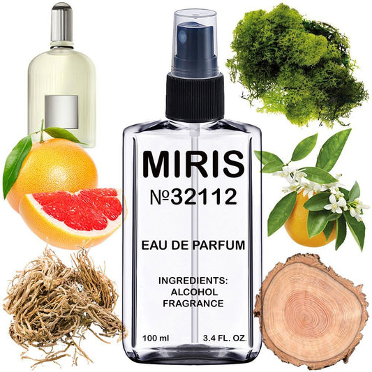 MIRIS No. 32112, Inspired by Grey Vetiver, Long-Lasting Eau de Parfum for Men, Spray 3.4 Fl Oz / 100 ml