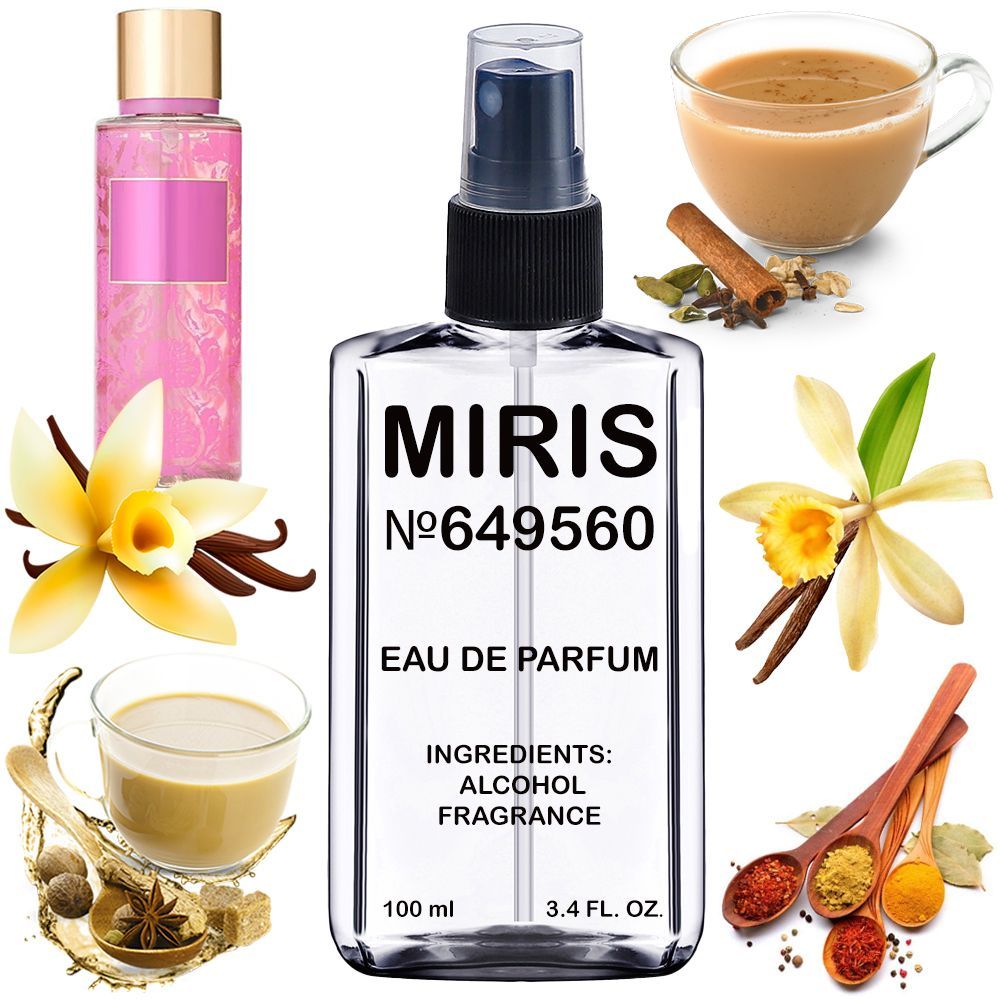 MIRIS No. 649560, Inspired by Spiced Vanilla, Long-Lasting Eau de Parfum for Women, Spray 3.4 Fl Oz / 100 ml
