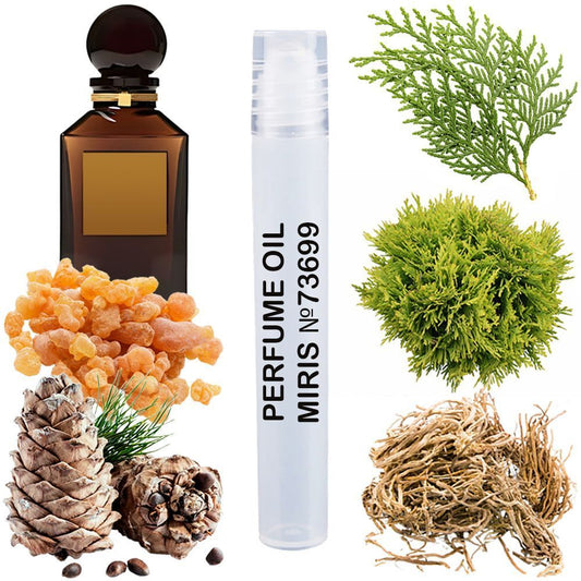 MIRIS No. 73699, Inspired by Bois Marocain 2022, Long-Lasting Unisex Perfume Oil for Women & Men Roll-On, Rollerball 0.34 Fl Oz / 10 ml