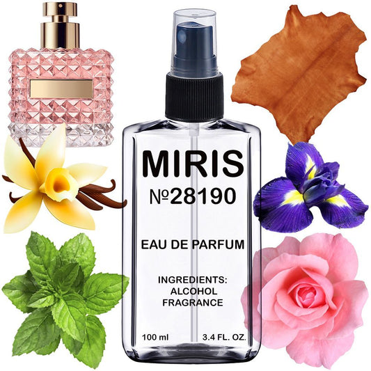MIRIS No. 28190, Inspired by Donna, Long-Lasting Eau de Parfum for Women, Spray 3.4 Fl Oz / 100 ml