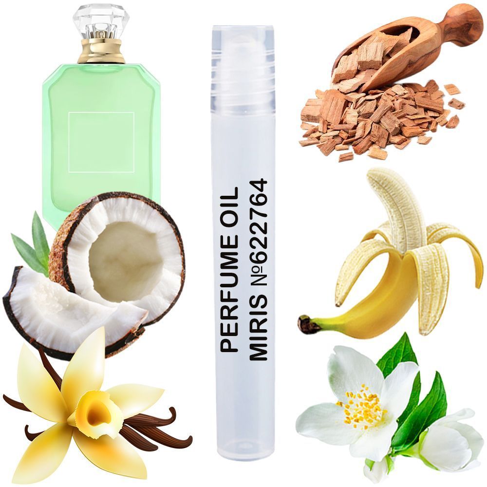 MIRIS No. 622764, Inspired by Maui in a Bottle Sweet Banana 37, Long-Lasting Perfume Oil for Women Roll-On, Rollerball 0.34 Fl Oz / 10 ml