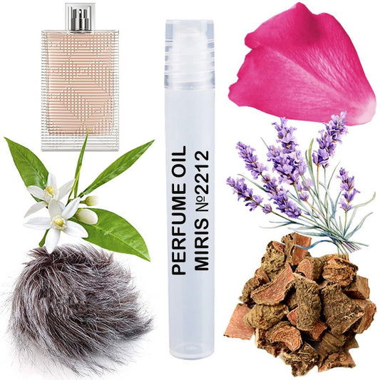 MIRIS No. 2212, Inspired by Brit Rhythm, Long-Lasting Perfume Oil for Women Roll-On, Rollerball 0.34 Fl Oz / 10 ml