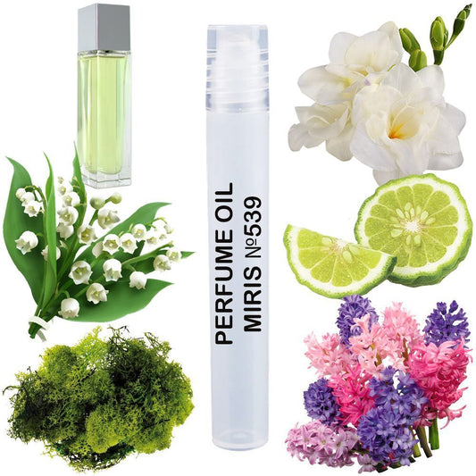 MIRIS No. 539, Inspired by Envy, Long-Lasting Perfume Oil for Women Roll-On, Rollerball 0.34 Fl Oz / 10 ml