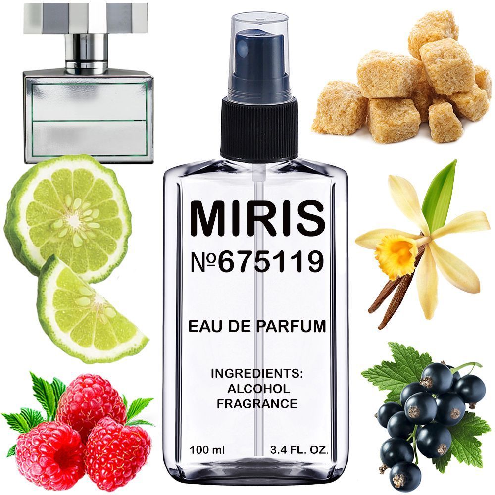MIRIS No. 675119, Inspired by Almaz, Long-Lasting Unisex Eau de Parfum for Women & Men, Spray 3.4 Fl Oz / 100 ml