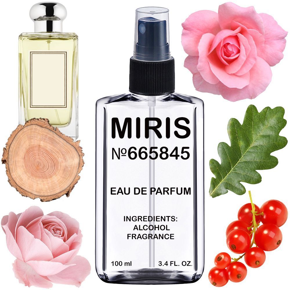 MIRIS No. 665845, Inspired by English Oak & Redcurrant, Long-Lasting Unisex Eau de Parfum for Women & Men, Spray 3.4 Fl Oz / 100 ml