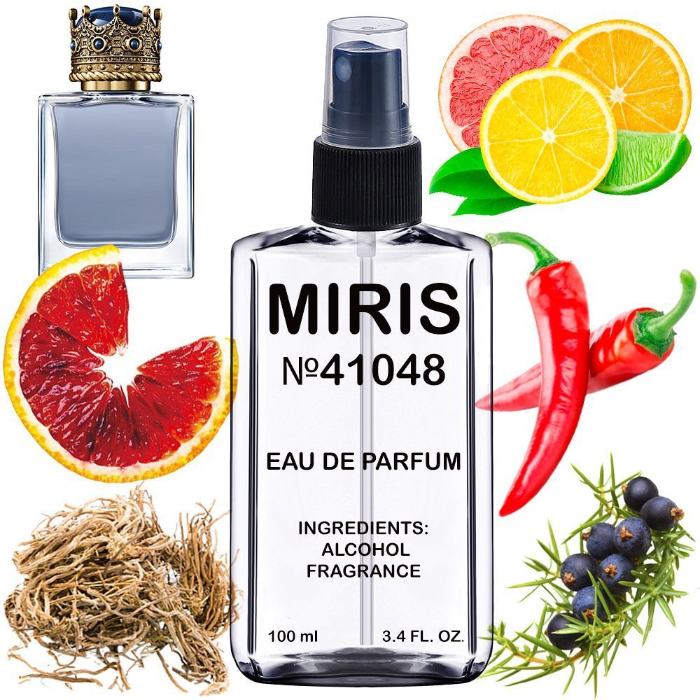 MIRIS No. 41048, Inspired by K, Long-Lasting Eau de Parfum for Men, Spray 3.4 Fl Oz / 100 ml