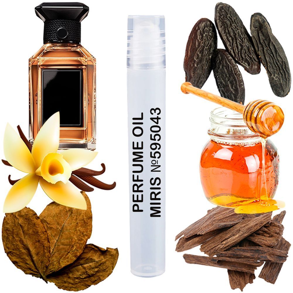 MIRIS No. 595043, Inspired by Tobacco Honey, Long-Lasting Unisex Perfume Oil for Women & Men Roll-On, Rollerball 0.34 Fl Oz / 10 ml