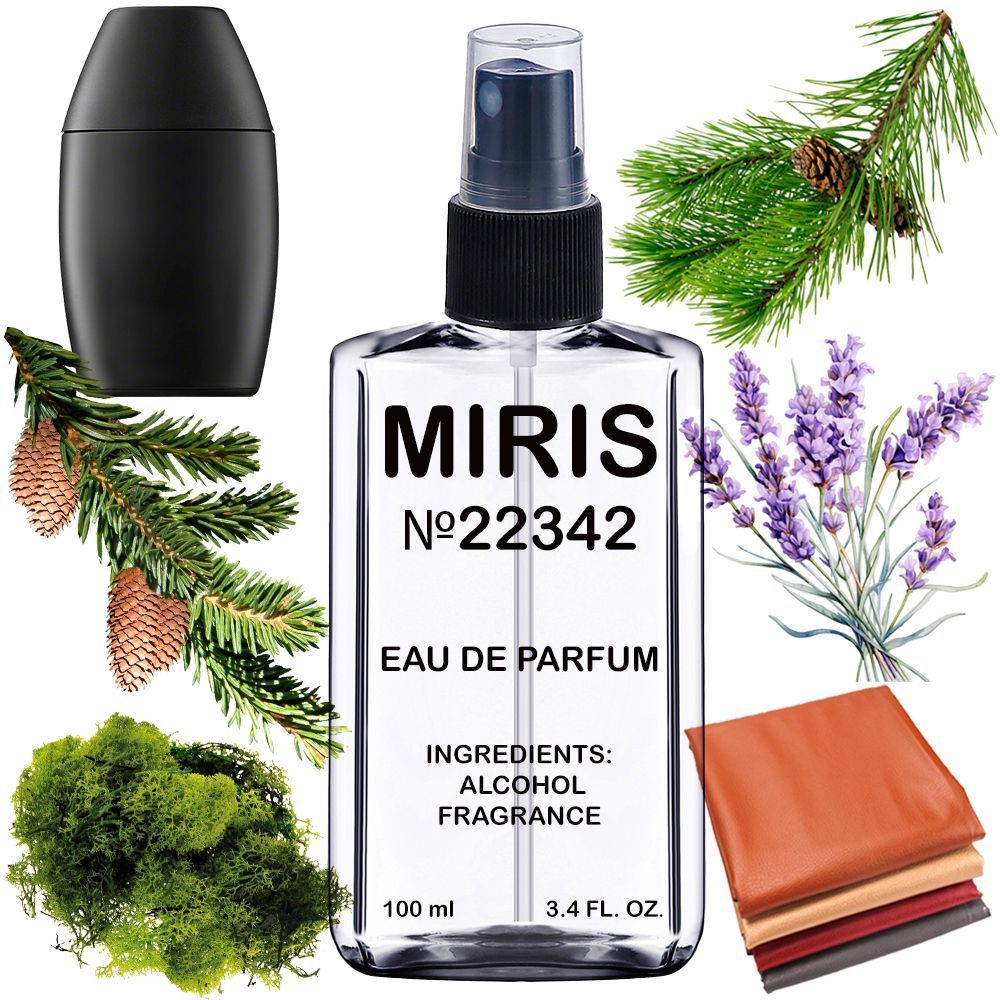 MIRIS No. 22342, Inspired by Drakar Noir, Long-Lasting Eau de Parfum for Men, Spray 3.4 Fl Oz / 100 ml