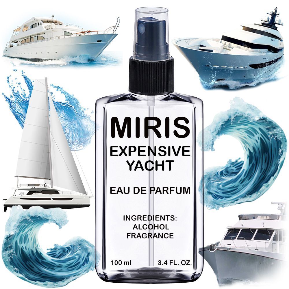 MIRIS Expensive Yacht Unisex For Women and Men Eau de Parfum | 3.4 Fl Oz / 100 ml