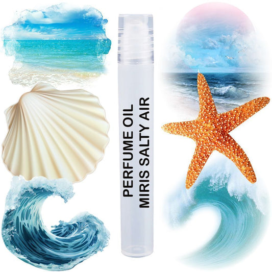 MIRIS Salty Air, Long-Lasting Unisex Perfume Oil for Women & Men Roll-On, Rollerball 0.34 Fl Oz / 10 ml