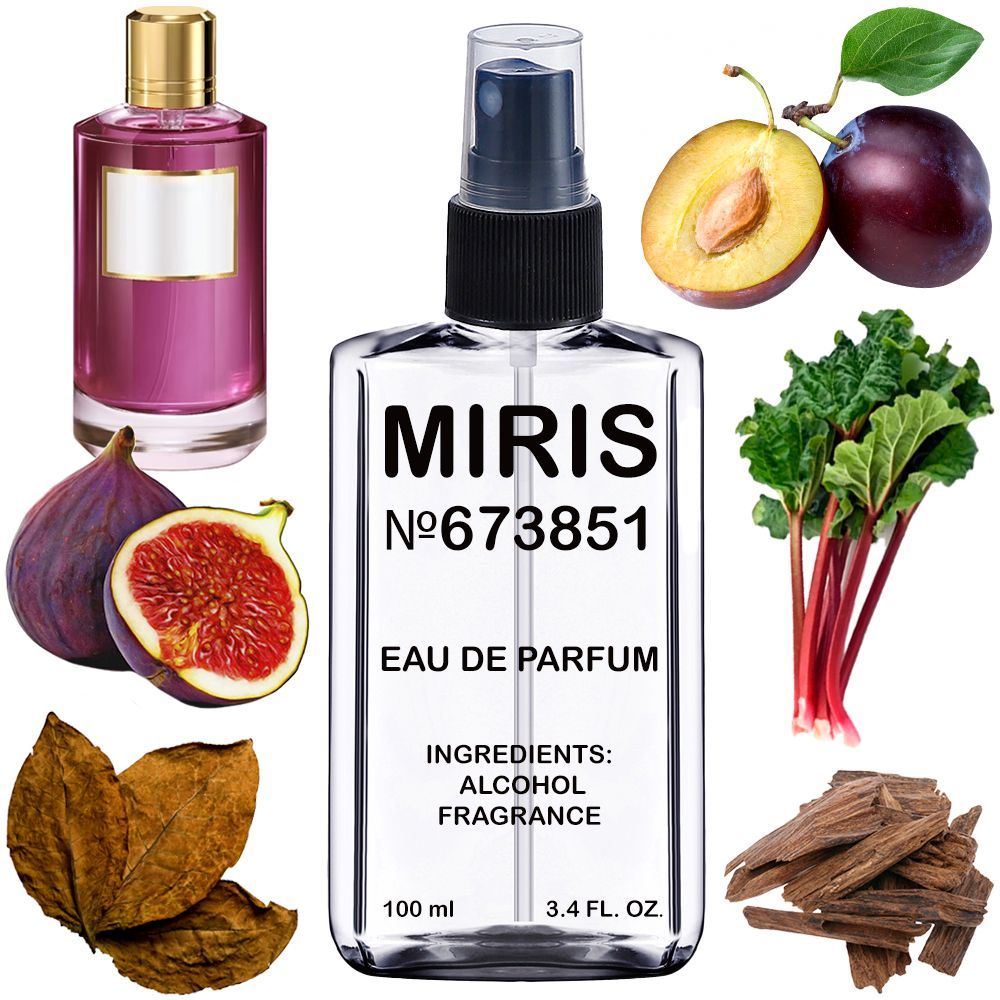 MIRIS No. 673851, Inspired by Fig Me Up, Long-Lasting Unisex Eau de Parfum for Women & Men, Spray 3.4 Fl Oz / 100 ml