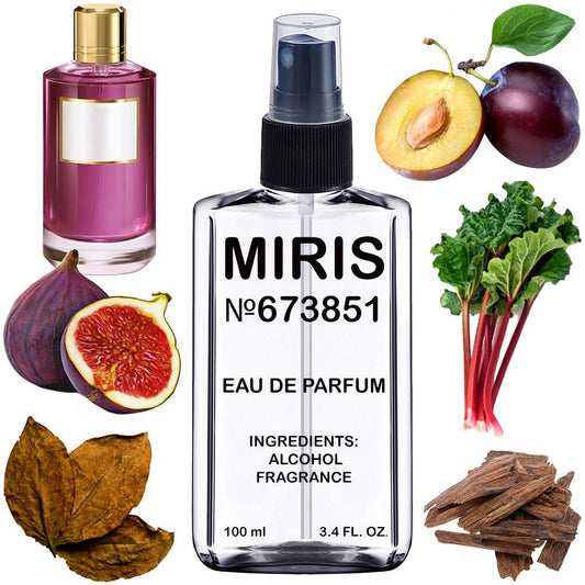 MIRIS No. 673851, Inspired by Fig Me Up, Long-Lasting Unisex Eau de Parfum for Women & Men, Spray 3.4 Fl Oz / 100 ml